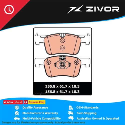 New TRW Brake Pads - Front For BMW 3201 GRAN TURISMO F34 2.0L 2013-2017 #GDB1934