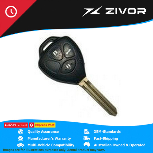 MAP-AU Remote Shell & Buttons - 3 Button For TOYOTA HIACE / COMMUTER V D #KF329