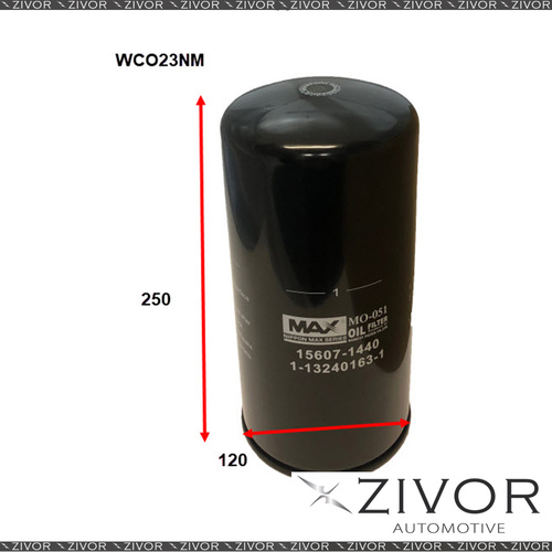 New NIPPON MAX Oil Filter For John Deere Tractor 8650 - WCO23NM