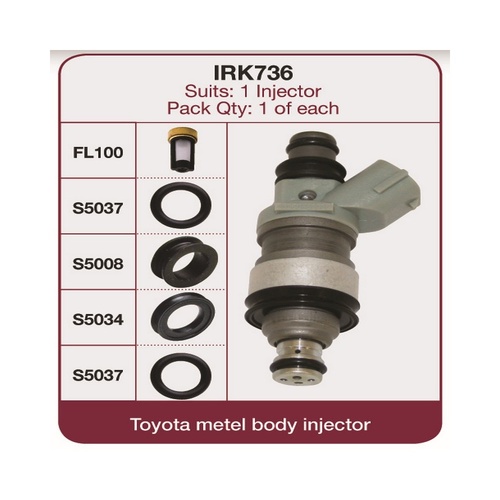 GOSS Injector Repair Kit For TOYOTA CAMRY 1MZ-FE Wagon 8/1997-9/2002 #IRK736