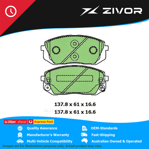 New PROTEX Brake Pads For HYUNDAI SONATA ELITE, PREMIUM LF 2.0L G4KH #DB2174UP