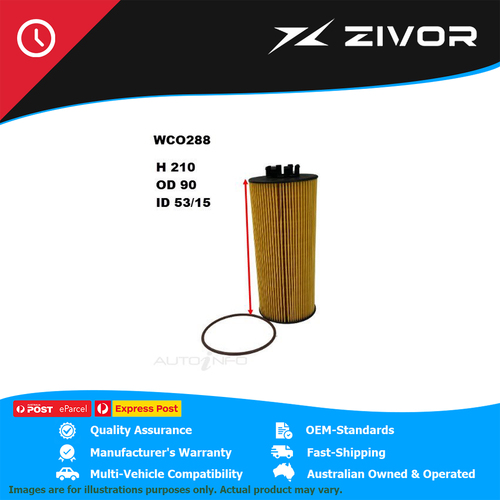 WESFIL Oil Filter For MERCEDES BENZ AROCS 2635LK 964 2017-2020 #WCO288