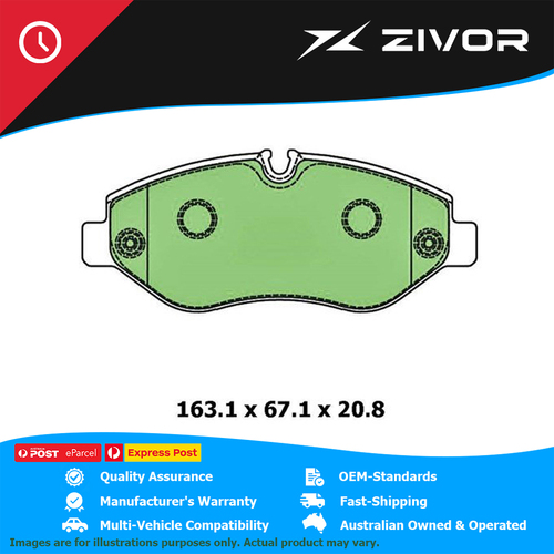 PROTEX Ultra Disc Pad Set For MERCEDES BENZ VALENTE 116 OM651.950 #DB1973CP