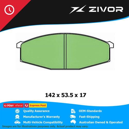 PROTEX Ultra Brake Pads - Front For NISSAN PATROL LEAF SPRING GQ. Y60 #DB321CP