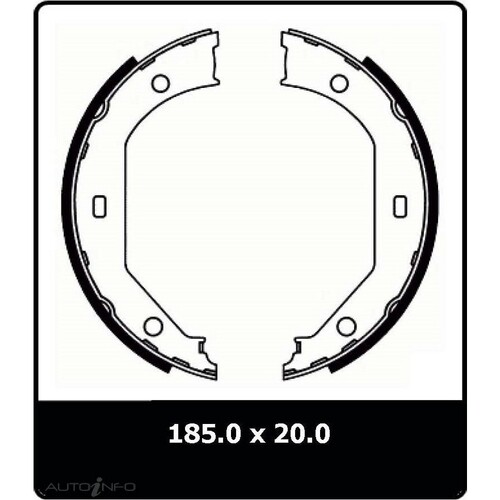 New PROTEX Parking Brake Shoe For BMW 430i 2016 - 2020 N3235
