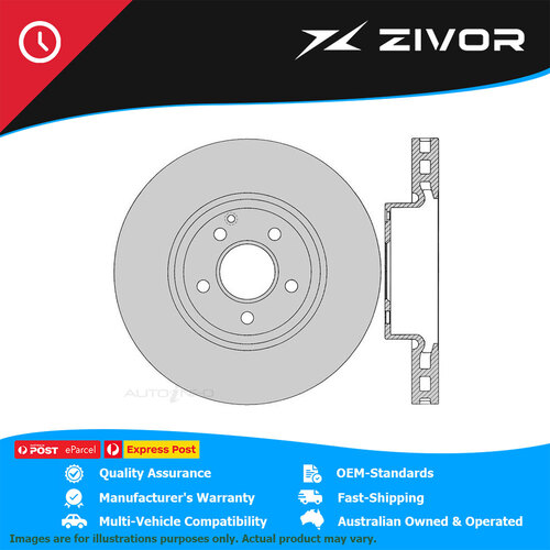 New IBS Brake Disc Rotor - Front For MERCEDES BENZ E350 C207 2009-2011 #BR16010