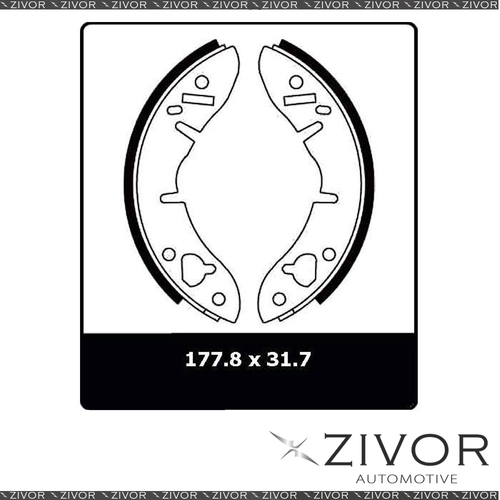 New PROTEX Drum Brake Shoe for MORRIS MINI COOPER S N1332