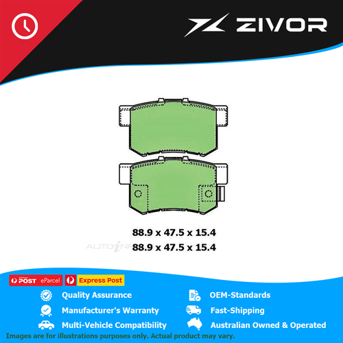 New PROTEX Brake Pads For HONDA CAPA GA 1.5L D15B #DB1230UP