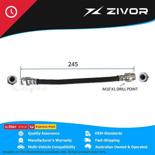 PROTEX Hydraulic Hose - Rear For HOLDEN CREWMAN CROSS 6 VZ LED (HB) #H1490