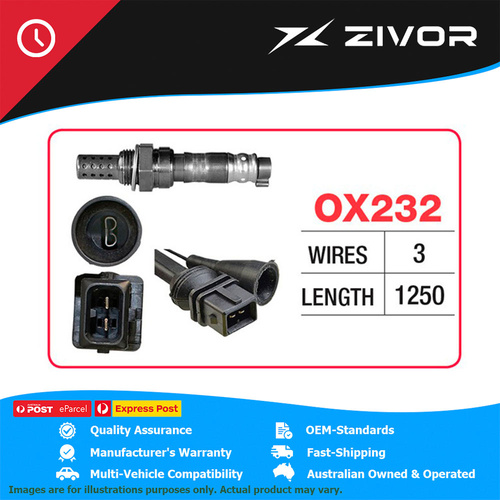 GOSS Oxygen Sensor - 3 Wire For AUDI 80 B4 E 8C2 2.3 E NG 1992-1993 #OX232