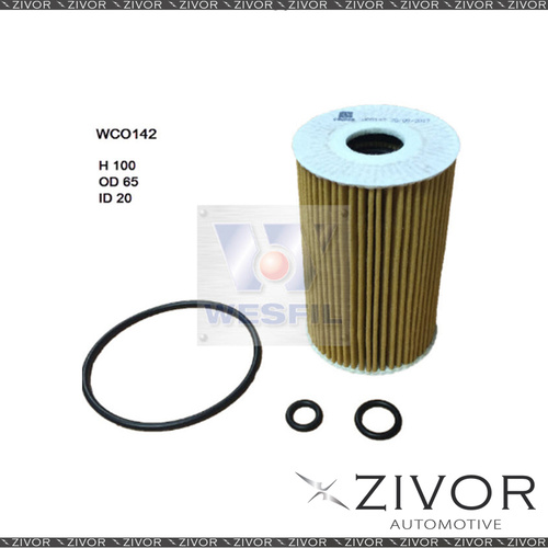 COOPER Oil Filter For Volkswagen Transporter 2.0L TDi 03/10-on-WCO142