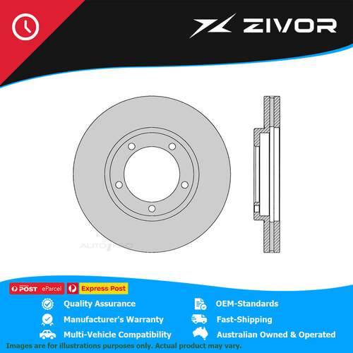 New IBS Brake Disc Rotor - Front For TOYOTA DYNA 200 BU66R 1988-1995 #BR770