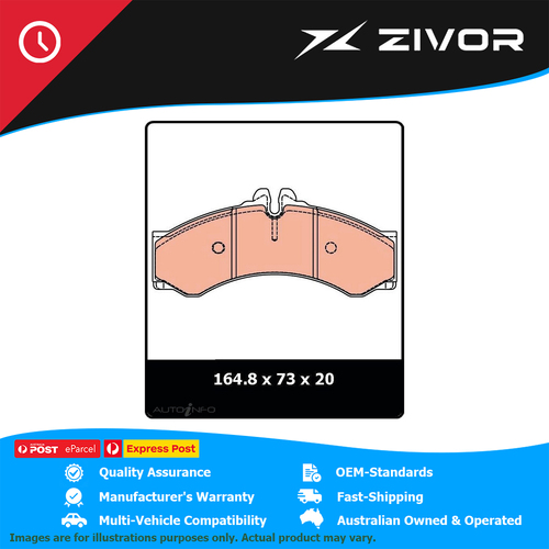 New TRW Brake Pads For MERCEDES BENZ SPRINTER LWB 311CDI 2.1L 2005-2006 #GDB1288