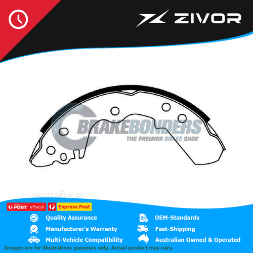 PROTEX Brake Shoes For HOLDEN JACKAROO LS 2D SUV Mid-Size 2.2L C223T #N1662-6