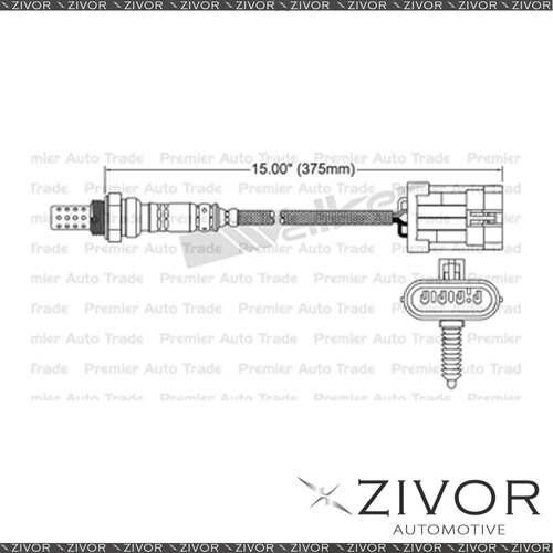 New NGK Pre-Catalytic Oxygen Sensor For Holden Commodore 5.7 Gen III LS1 8 Cyl