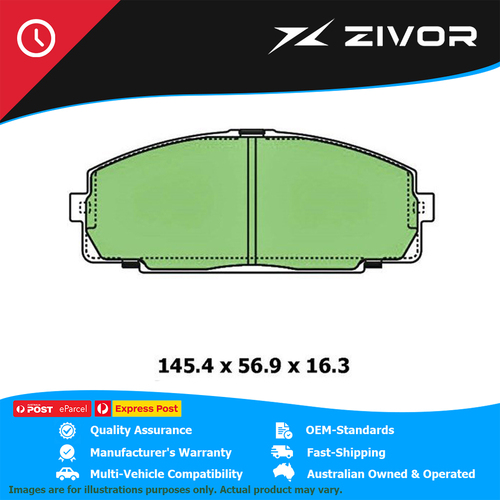 PROTEX Ultra Brake Pads - Rear For TOYOTA HIACE LH168R 5L 1998-2004 #DB1328CP