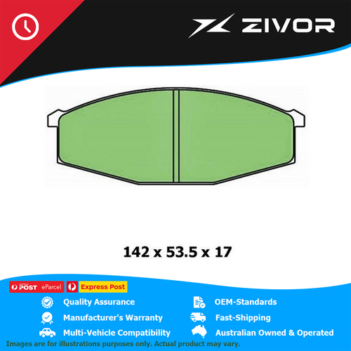New PROTEX Brake Pad For ISUZU FARGO E24 2.7L TD27 #DB321F