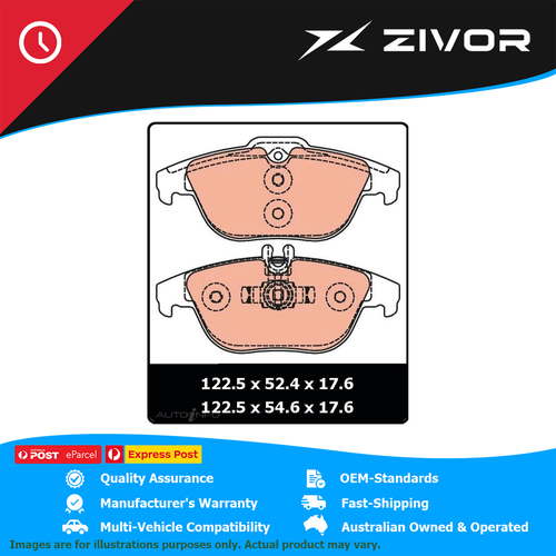 New TRW Brake Pads - Rear For MERCEDES BENZ C200 W204 1.8L 2010-2014 #GDB1738