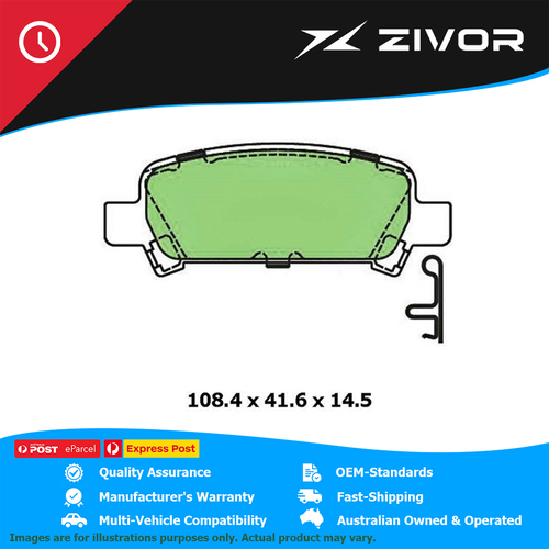 PROTEX Ultra Brake Pads-Rear For SUBARU IMPREZA SPORTSWAGON WRX GF, G10 DB1379CP
