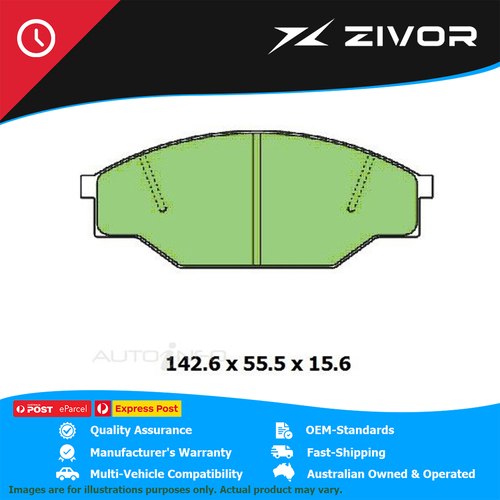 PROTEX Ultra Brake Pads - Front For TOYOTA HIACE LH60R L 1982-1984 #DB318CP