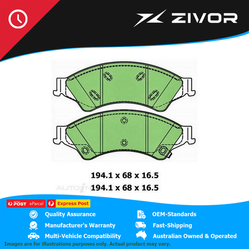 New PROTEX Brake Pads For FORD RANGER XL PY, 162 4D Wellside 2.0L P025 #DB2074UP