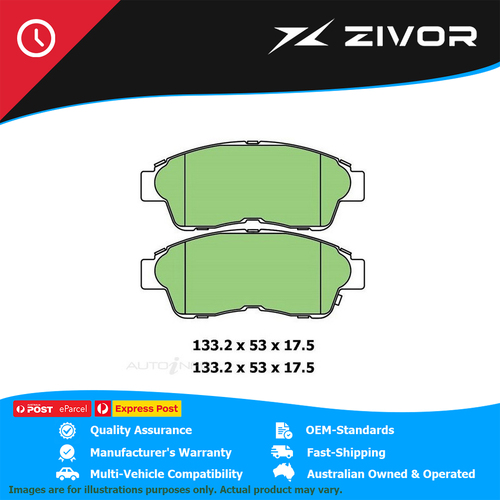 New PROTEX Brake Pads For TOYOTA COROLLA CSI AE101R 1.6L 4AFE #DB1267UP