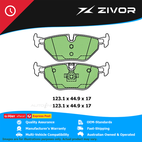 PROTEX Ultra Brake Pads - Rear For BMW 325Ci E46 M54B25 2002-2006 #DB1415CP
