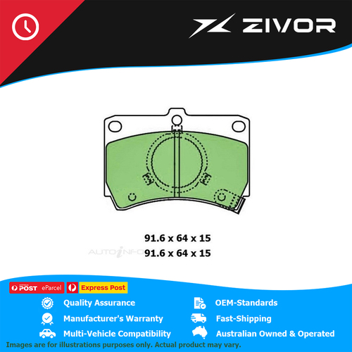 New PROTEX Brake Pads For FORD LASER 1.3L B3 #DB406B