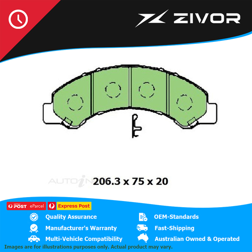 PROTEX Ultra Brake Pads For HINO 300 616 XZU417R N04CTV 2007-2011 #DB1992CP