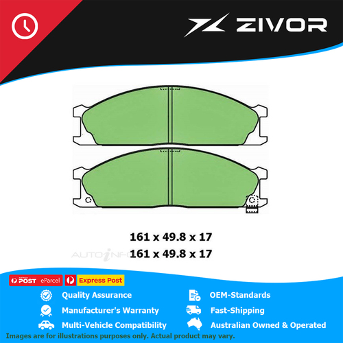 PROTEX Ultra Brake Pads - Front For NISSAN DATSUN D21 NA16S 1989-1995 #DB438CP