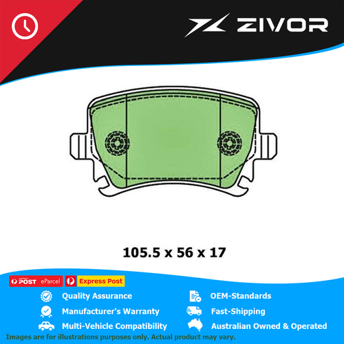 PROTEX Ultra Brake Pad For SKODA OCTAVIA ELEGANCE 2.0 FSI 1Z BVY #DB1865CP