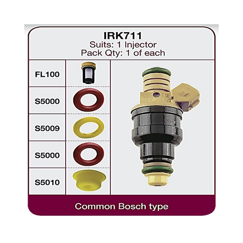 GOSS Injector Repair Kit For BMW 5 M62 B35 (358S2) Sedan 9/1998-6/2003 #IRK711