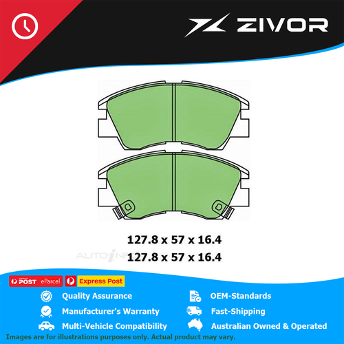 PROTEX Ultra Brake Pads - Front For MITSUBISHI MITSUBISHI DELICA 4D56T #DB1113CP