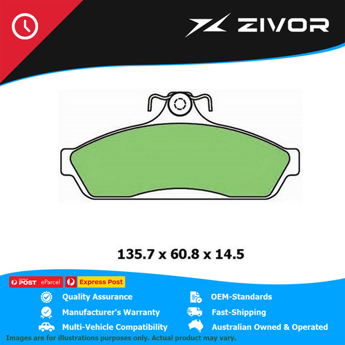 New PROTEX Brake Pads For HOLDEN COMMODORE GROUP AVL 5.0L 304 #DB1085UP