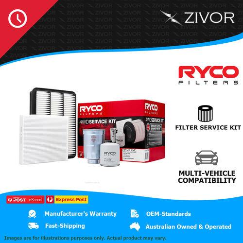 New RYCO 4WD Filter Service Kit For TOYOTA LANDCRUISER PRADO KDJ155R RSK16C
