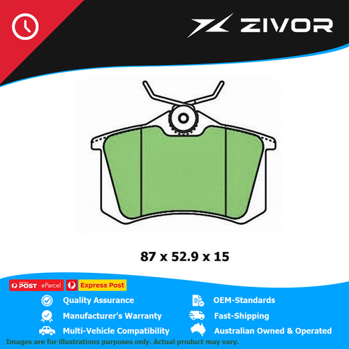 PROTEX Ultra Brake Pads - Rear For AUDI 80 2.3E B4 NG 1992-1993 #DB1192CP