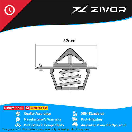 New TRIDON Thermostat 52mm - 82 Degrees C For HONDA ACCORD SV, SY #TT240-180