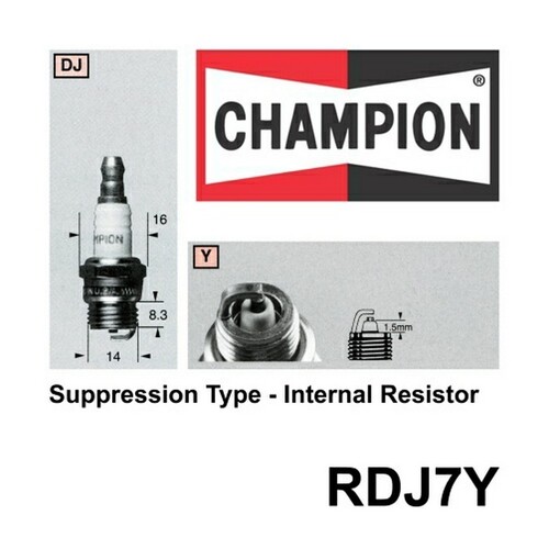 6x New CHAMPION Performance Driven Quality Small Engine Spark Plug #RDJ7Y