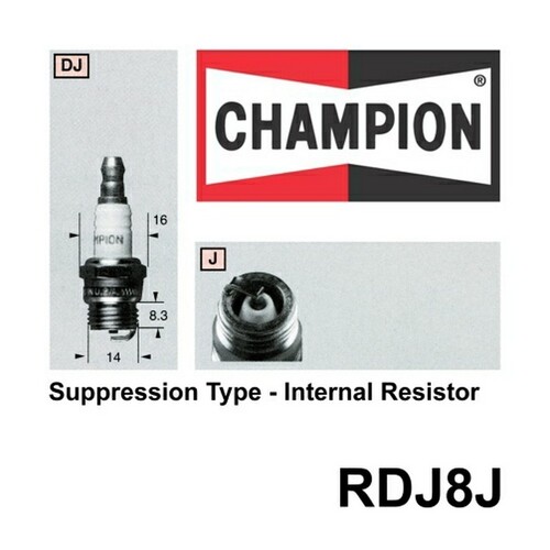 4x New CHAMPION Performance Driven Quality Small Engine Spark Plug #RDJ8J