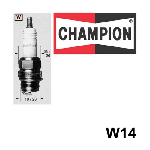 4x New CHAMPION Performance Driven Quality Industrial Spark Plug #W14