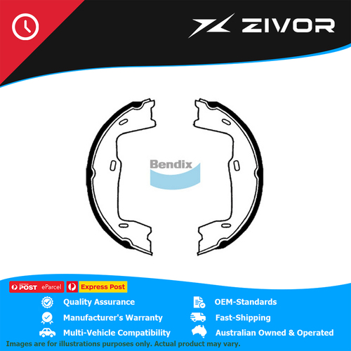 New BENDIX Brake Shoe Hand Brake For HOLDEN BERLINA VL #BS1669
