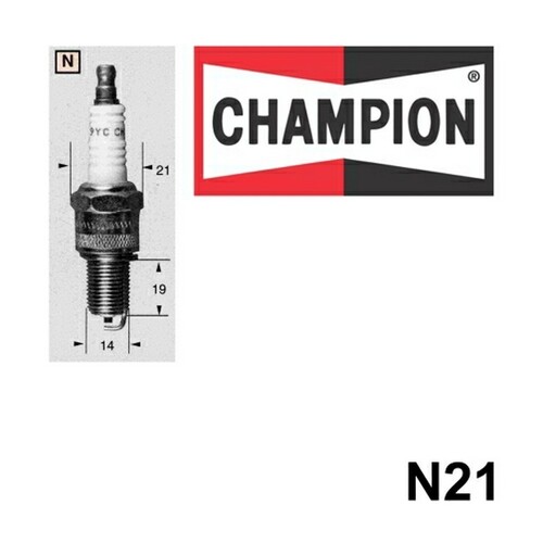 2x New CHAMPION Performance Driven Quality Small Engine Spark Plug #N21