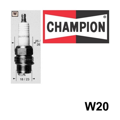 2x New CHAMPION Performance Driven Quality Industrial Spark Plug #W20