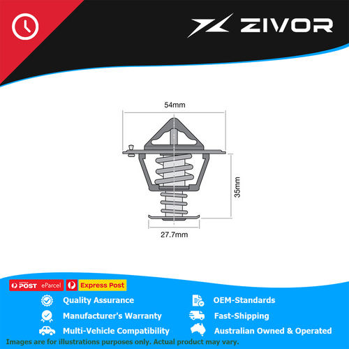 New TRIDON Thermostat 54mm - 91 Degrees C For FORD FALCON EF XR8 #TT228-195