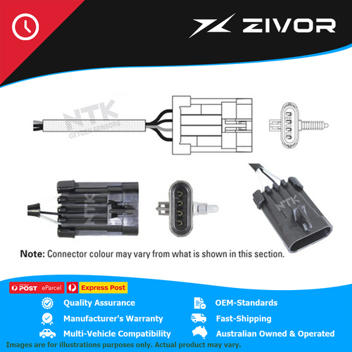 NTK Oxygen Sensor Post-Catalytic Converter For HDT VC #OZA626-GM16