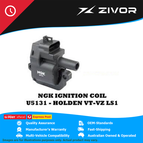 New Genuine NGK Spark Plugs Ignition Coil For Holden Crewman VY Series 2 #U5131