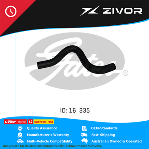 New Genuine GATES Heater/Coolant Hose For Mazda 323 #02-0133