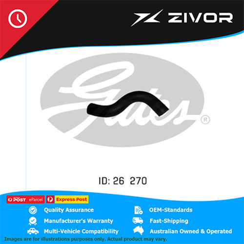 New Genuine GATES Radiator Hose Upper For Suzuki Sierra #02-1011