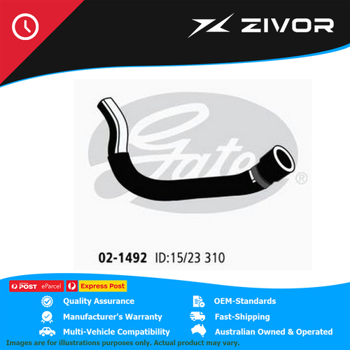 GATES Heater/Coolant Hose For Holden Berlina Calais Commodore Statesman #02-1492