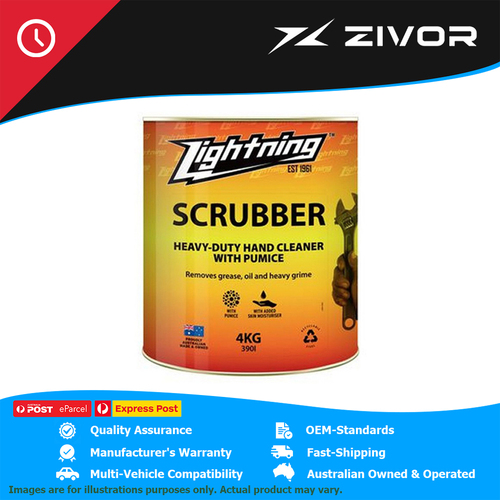 New Genuine LIGHTNING Scrubber Jell Hand Cleaner 4kg #390I